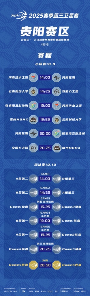 超三卫星赛「贵阳赛区」赛程发布